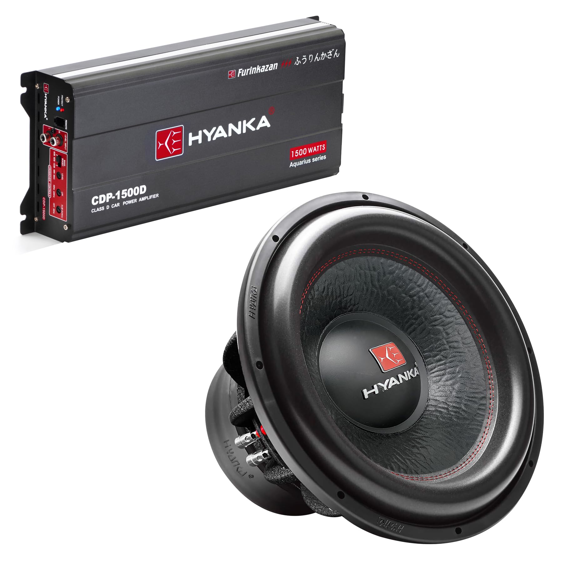 Amazon.com: H YANKA BSF-15-2 Car Subwoofer paired with The HYANKA